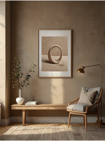 Still Loop – Minimal Abstract Poster
